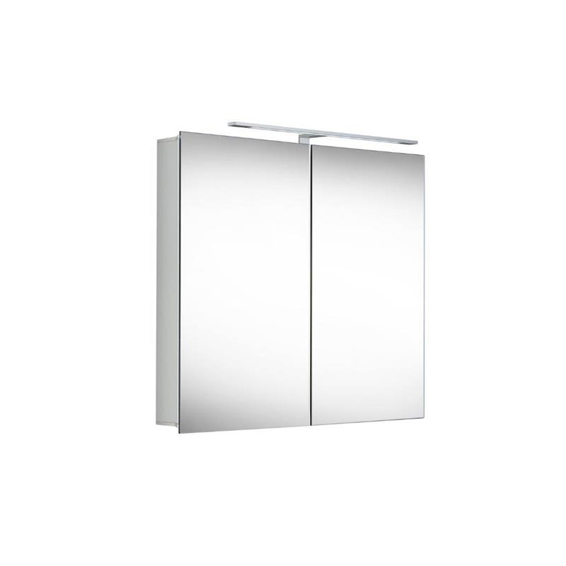 Alu spiegelkast 40+40 cm