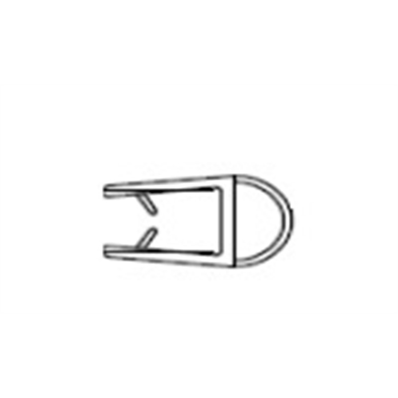 Plastic luchtkamerprofiel 6*2050 mm