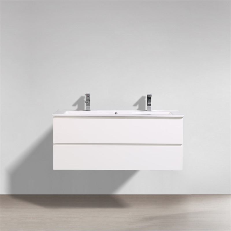 Onderkast 120*46 cm greeploos tbv enkele bak FSC-100%