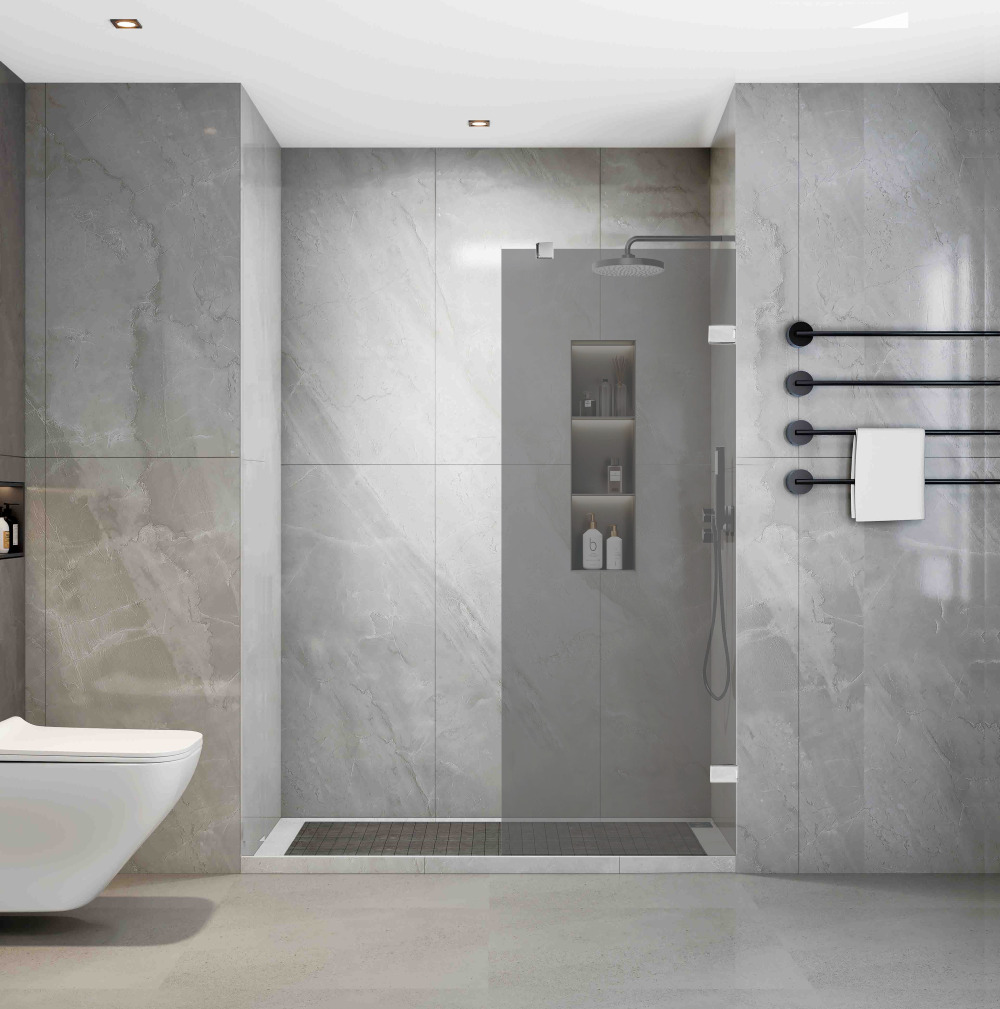 Glasplaat Lago side panel 60*200 cm SMOKED