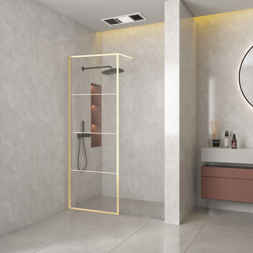 Priori BYT Edition FFF douchewand 100*200 cm BRUSH YLW TITAN