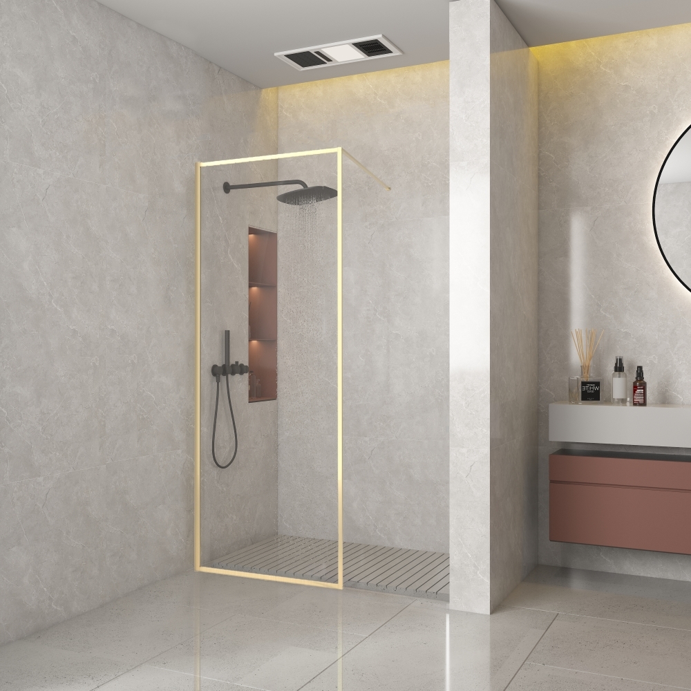 Priori BYT Edition FFG douchewand 90*200 cm BRUSH YLW TITAN