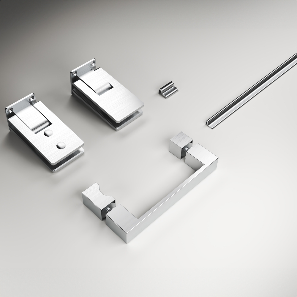 Montageset Lago Linea front Chrome