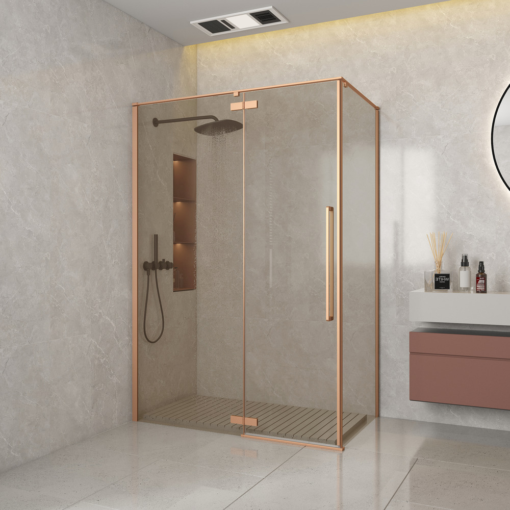 Tira Hoek- en nisopstelling 80-120cm Champagne glas