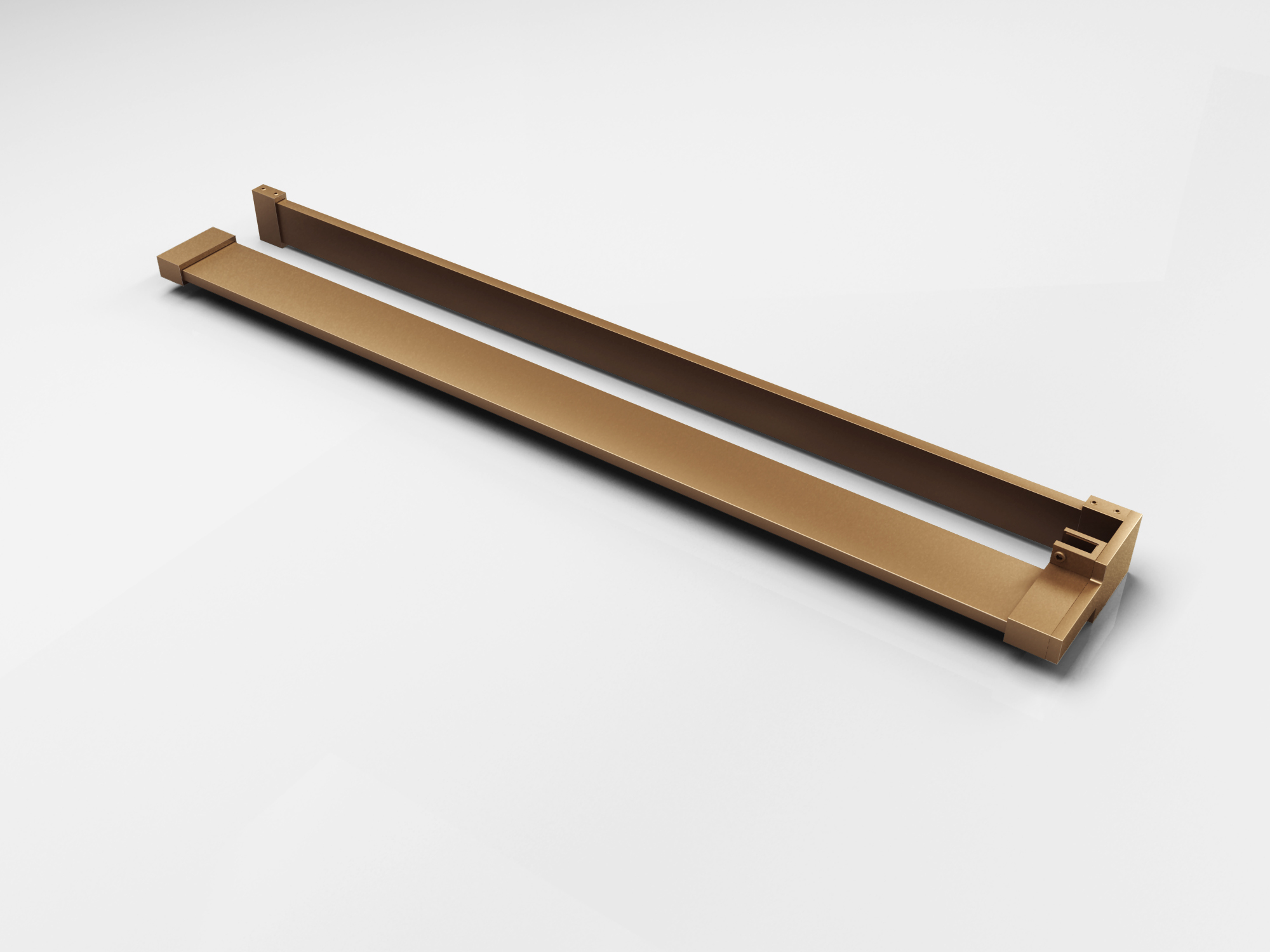 Towel Holder Brushed Copper NEW