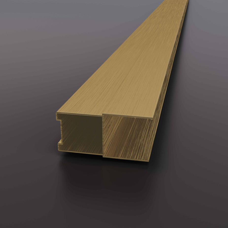 Wandprofiel XL 200 x 7 cm Soft Close BYT
